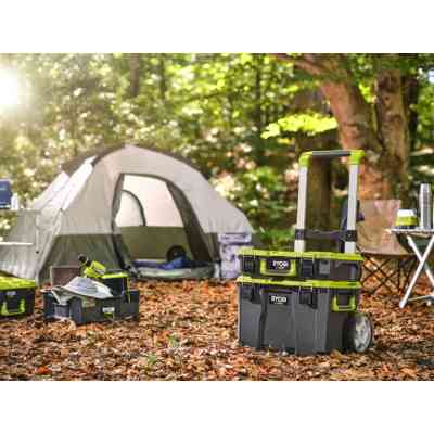 Ящик для инструментов Ryobi модульный Link RSL201, на колесиках, телескопическая рукоятка, 39х57х49.5см, пластик (5132006074) Винница