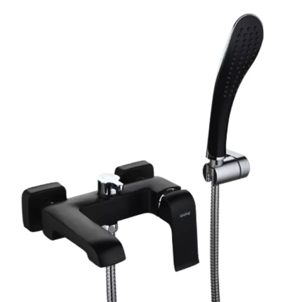 Змішувач для ванни з душовим гарнітуром GAPPO Aventador G3250 чорний Київ - фото 1