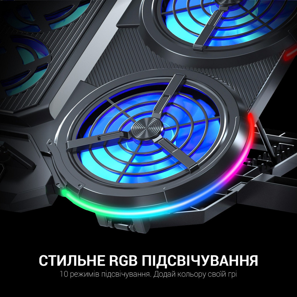 Підставка для ноутбука GamePro CP770 Чорний Харьков - изображение 7