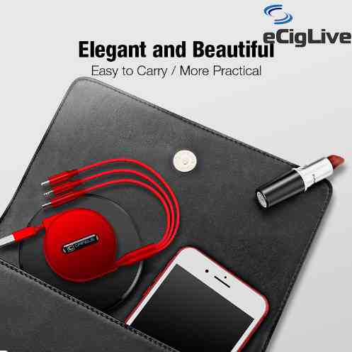 CAFELE 3 в 1 универсальный 120см Кабель USB-microUSB + 8 Pin + Type C Original Киев