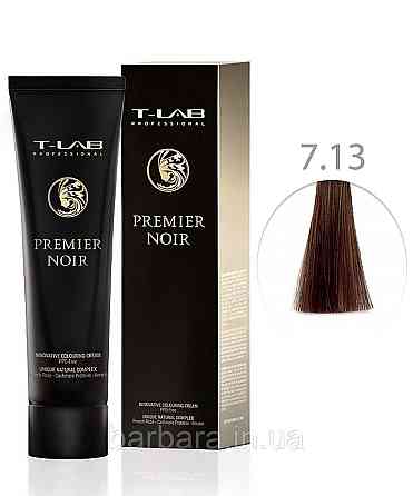 Крем-краска для волос T-LAB Professional Premier Noir Colouring Cream 7.13 бежевый блондин Киев
