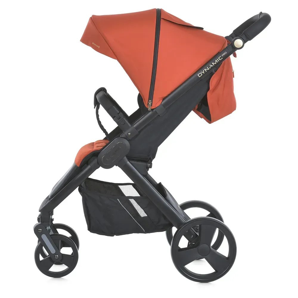 Коляска дитяча EL CAMINO DYNAMIC PRO Redwood прогулянкова з чохлом та дощовиком Помаранчева (ME 1053-3) Чернигов - изображение 10