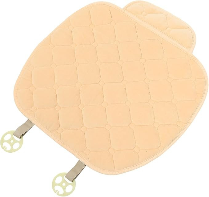 Комплект 3 чохла в авто на переднє і заднє сидіння універсальні, велюрові подушки-накидки 3 шт, колір бежевий Кам'янець-Подільський - фото 2