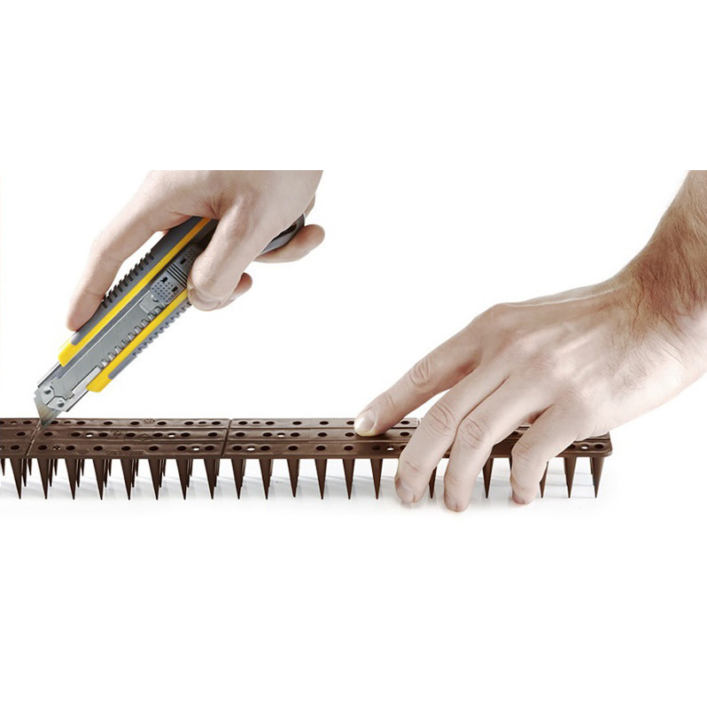 Шипы от птиц пластиковые коричневые 30мм 0,5м Jacopic Польша Одесса - изображение 5