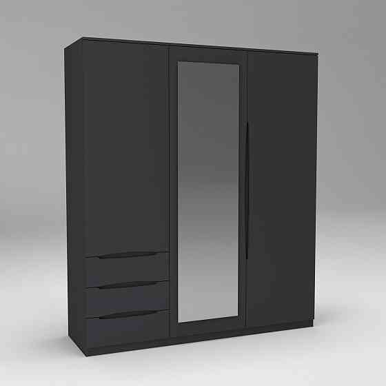 Шкаф Дельта 2, Антрацит, 1800х550х2100 Львов