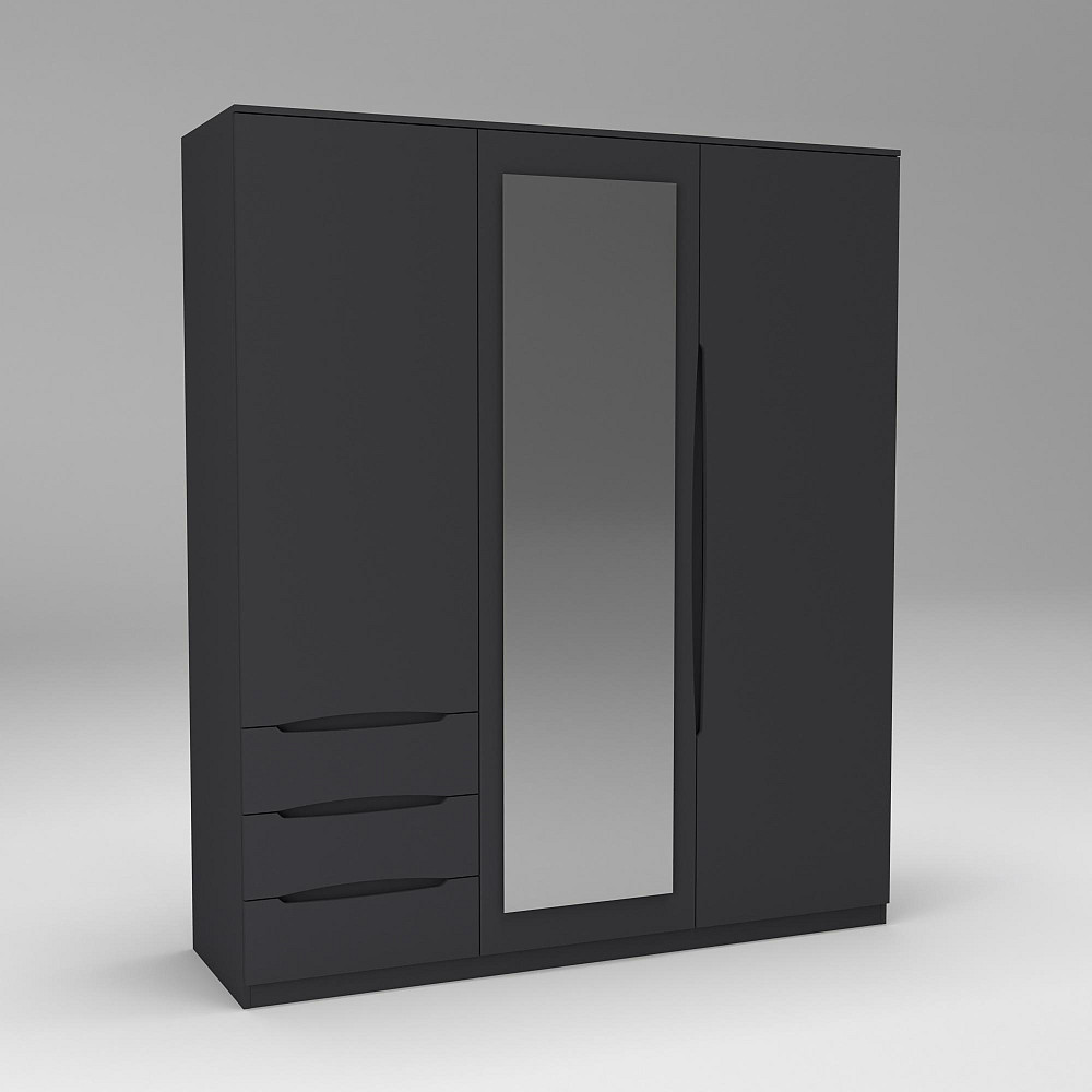 Шкаф Дельта 2, Антрацит, 1800х550х2100 Львов - изображение 5