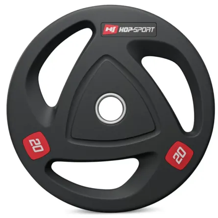 Блин олимпийский с хватом 20 кг 51мм Hop-Sport Киев
