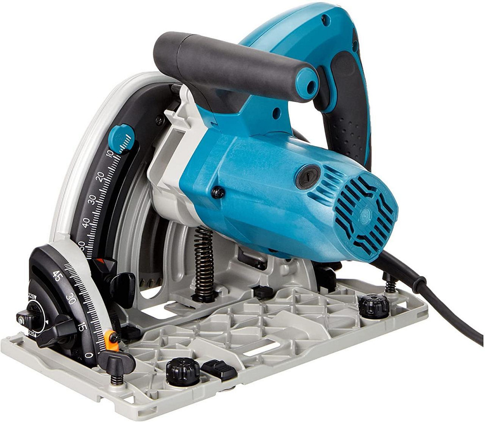 Профессиональная ручная погружная дисковая пила Makita SP6000J : 1300 Вт, 165мм, 55мм + линейка 1.5м Киев - изображение 3