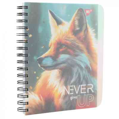 Блокнот Yes А5 Never give up 144 аркуша пластикова обкладинка (681958) Вінниця