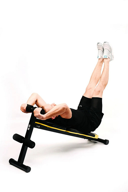 Тренувальна лава для дому та спортзалу універсальна регульована Спортивна лава для тренувань Besport Київ - фото 10