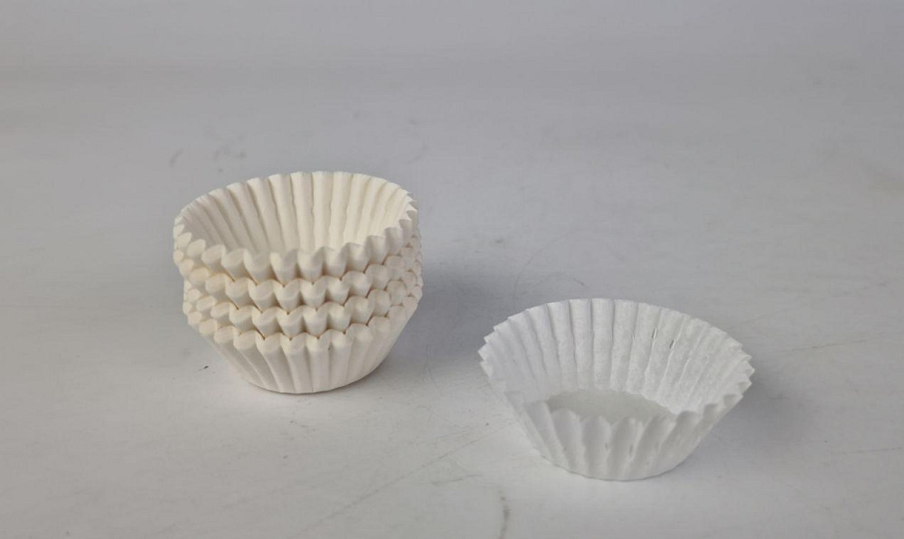 Тартолітка для кексів 4А кругла біла D35 H20 (100 шт.) (1 уп.) Харків - фото 2