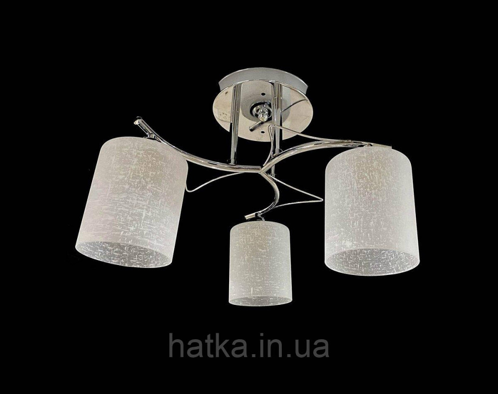 Стельова Люстра на 3 плафони VALESO 6921B/3 (Хром) Київ - фото 1