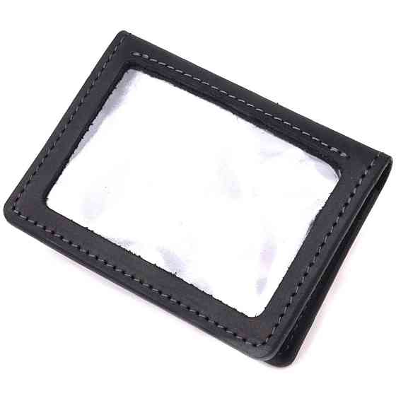 Надежная обложка на автодокументы в винтажной коже Украина GRANDE PELLE 16749 Черная Киев