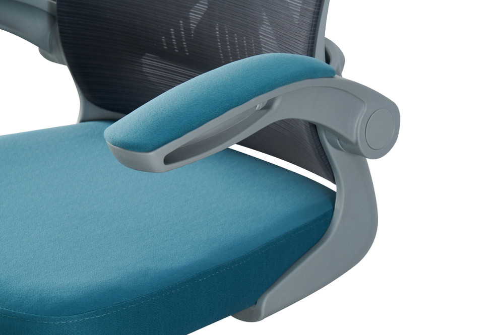 Стілець офісний Джет, темно-сірий/аква Киев - изображение 1