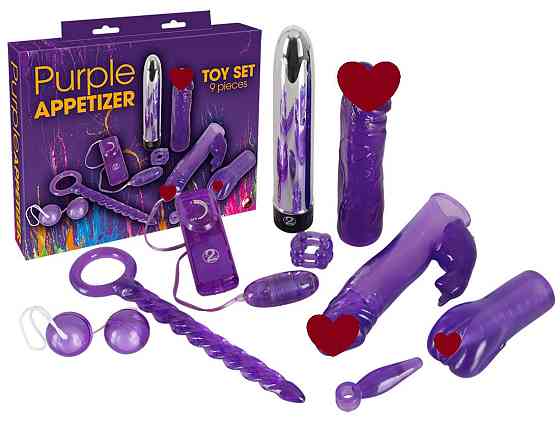 Набор секс игрушек Purple AppetizerAkcesoria erotyczne Sex Aura Киев