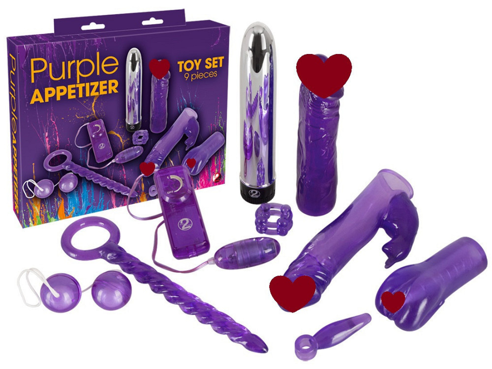 Набор секс игрушек Purple AppetizerAkcesoria erotyczne Sex Aura Киев - изображение 1