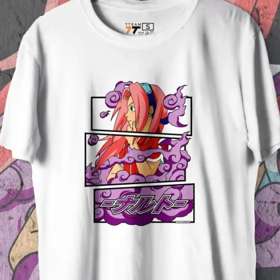 Футболка для подростка мальчика с принтом Наруто Сакура Кид Размер 160 Anime10329 Днепр