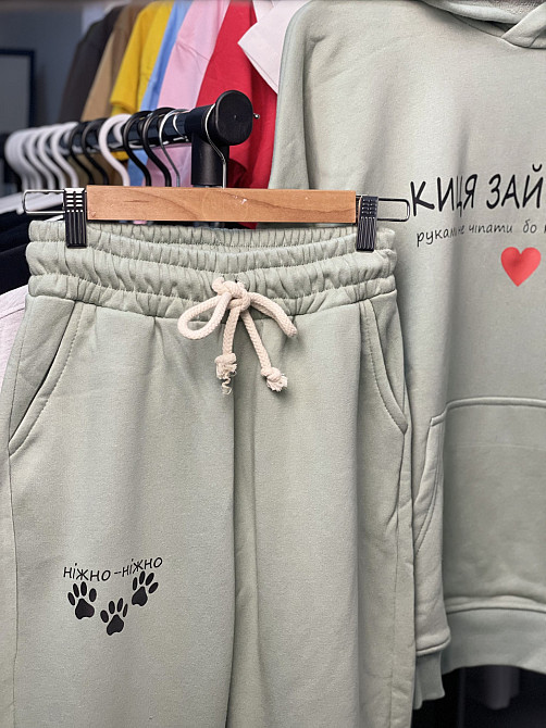 Костюм фісташковий - "Киця зайнята! Руками не чіпати, бо котик приб'є" Чернівці - фото 3