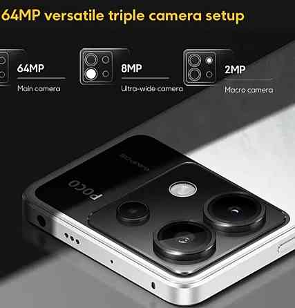 Смартфон: POCO X6 c Snapdragon 7s Gen 2 120Hz. Flow AMOLED ,12/256Gb. Киев