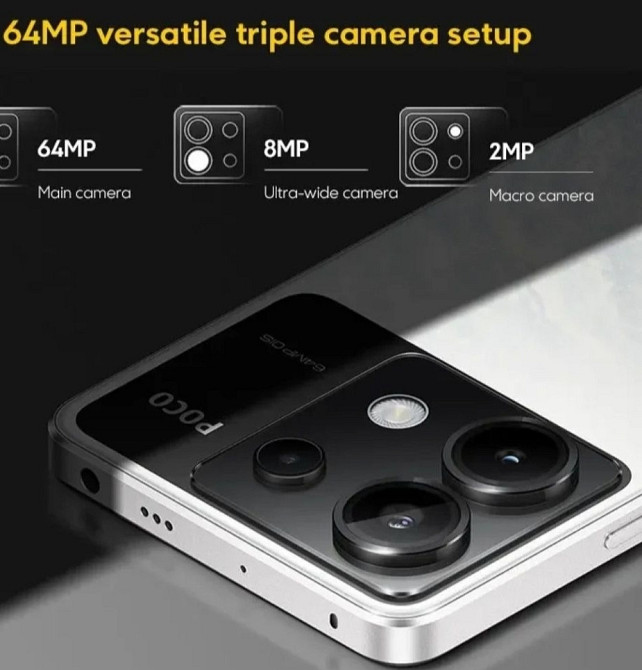 Смартфон: POCO X6 c Snapdragon 7s Gen 2 120Hz. Flow AMOLED ,12/256Gb. Киев - изображение 6