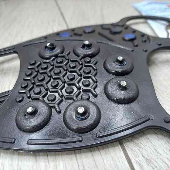 Льодоходи зимові з металевими шипами, 6 шт, розмір 35–50 — накладки проти ковзання на взуття, льодоступи універсальні Харків