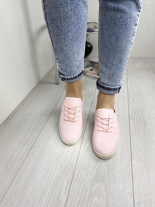 Linix Сліпони жіночі Linix пудра (весна-осінь, еко-шкіра) (1437) 37р.38р.41р. Коломыя - изображение 6