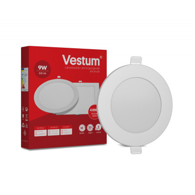Светильник Vestum LED круглый 9W 4000K 220V (1-VS-5103) Винница - изображение 1