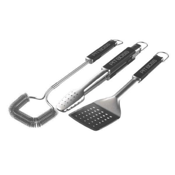 Набір інструментів для барбекю (щітка, щипці, лопатка) Pit Boss 41184 Код: 012903 Рівне - фото 1