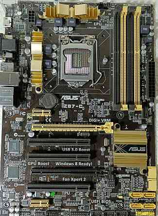 Материнська плата - ASUS Z87-C - LGA1150  у відмінному робочому стані. Харків