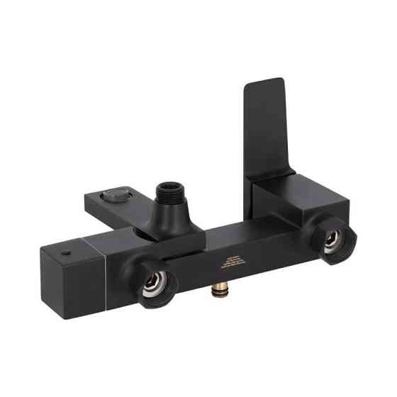 Душевая система для ванны Qtap Gemini с изливом 51103KNG черная Киев