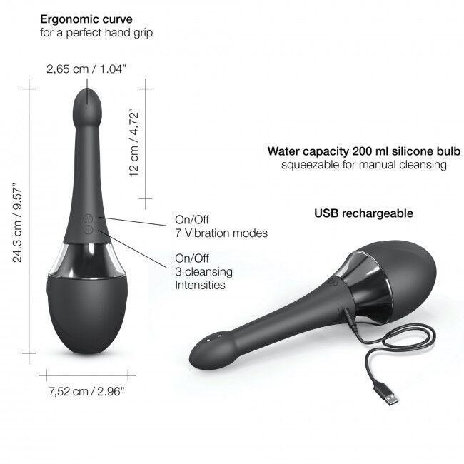 Автоматичний анальний душ-вібратор Dorcel Douche Mate Pro Sex Aura Київ - фото 5