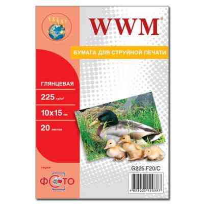Фотобумага WWM 10x15 (G225.F20/ G225.F20/С) Винница