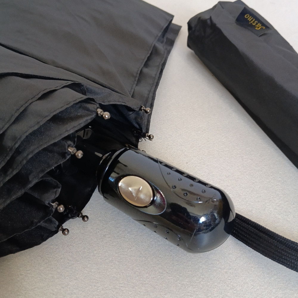 Парасолька чоловіча автомат чорна Київ - фото 2