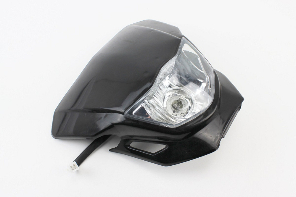 пластик - обтічник + фара, ЧОРНИЙ, тип 5 Киев - изображение 1