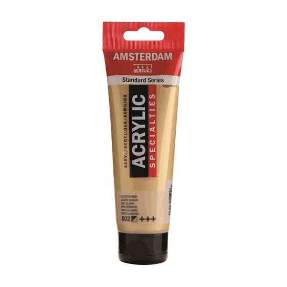 Фарба акрилова AMSTERDAM (802) Золотий світлий 120 мл Royal Talens Київ