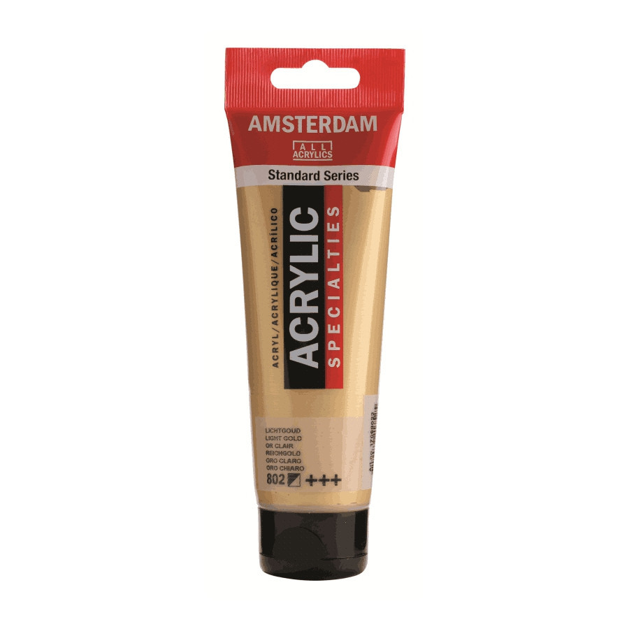 Фарба акрилова AMSTERDAM (802) Золотий світлий 120 мл Royal Talens Київ - фото 1