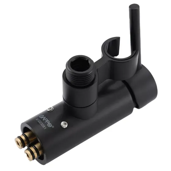 Гігієнічний душ прихованого монтажу GAPPO G7206-6 чорний Київ