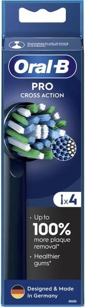 Насадка для зубної електрощітки Braun Oral-B Pro Cross Action Black EB50BRX (4 шт.) ( 27525 ) Харків - фото 3