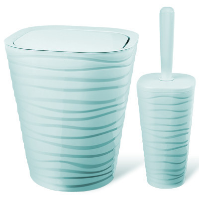 Набір для ванної кімнати Planet Household Welle 2 предмети блакитний (6904) Вінниця - фото 1