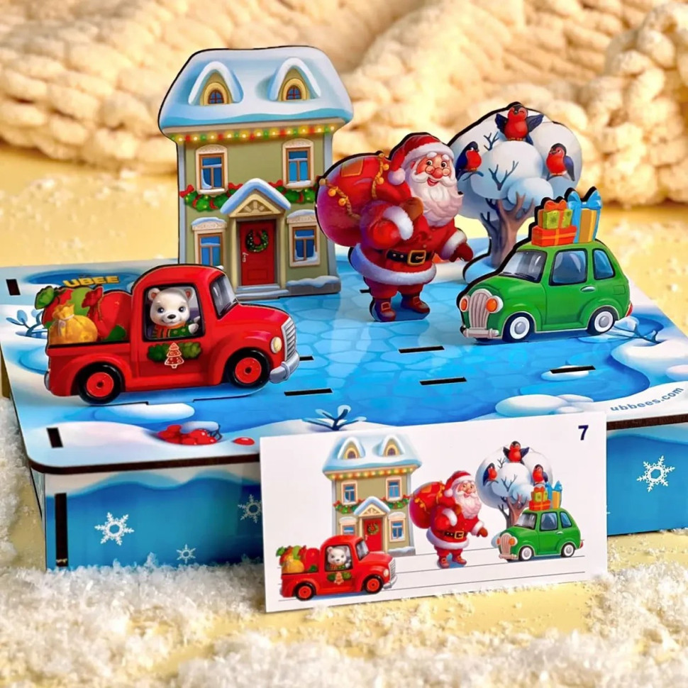 УЦІНКА! Розвиваюча гра "Новорічна панорама" Ubumblebees (ПСД230) PSD230-UC, 24 завдання Вінниця - фото 3