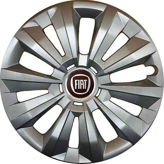 Автомобильные модельные колпаки R15 Fiat 346 4шт, SJS, серебряные Киев
