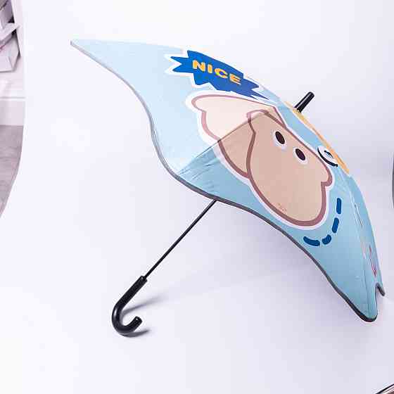 Yiwu Парасолька дитяча механічна елегантна з принтом міцна надійна з поліестеру діаметр 90 см Б Коломия