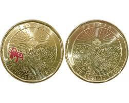 Канада 1 доллар 2021 UNC Золотая лихорадка цветная Полтава - изображение 1