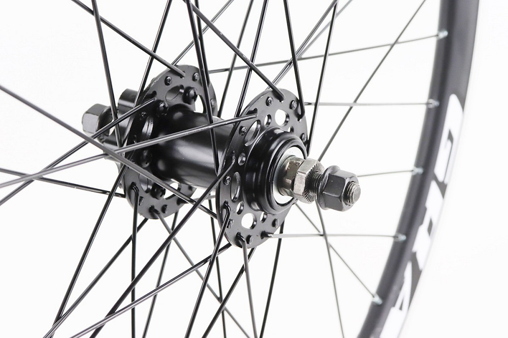 Колесо 24" переднє Disk-brake, обід алюмінієвий, втулка 14Gx36H, кріпл. гайка, "GRAVITY" (можл. подряпини) Київ - фото 4