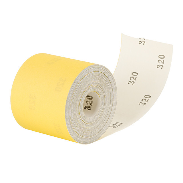 Шкурка шлифовальная, бумажная основа, К320, 115 мм × 50 м INTERTOOL BT-0826 Киев - изображение 1