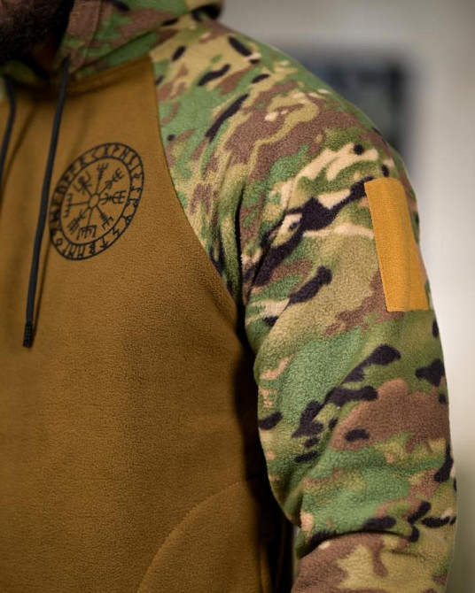 Флисовка худи руны койот ПП8230 Одесса - изображение 5