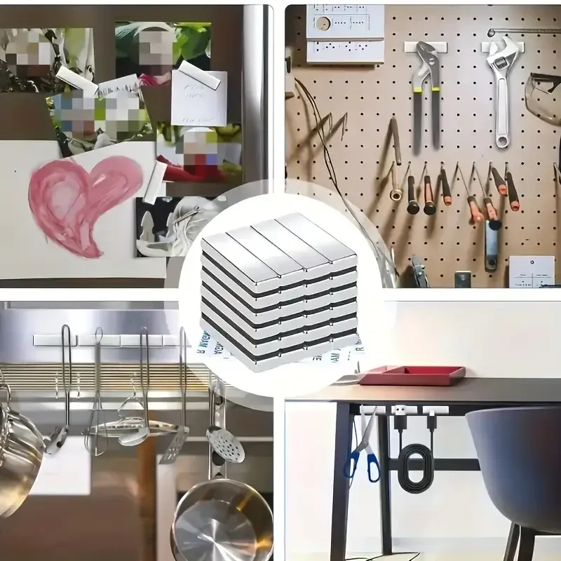 Неодимовий прямокутний магніт 60x20 мм N35 Київ - фото 6