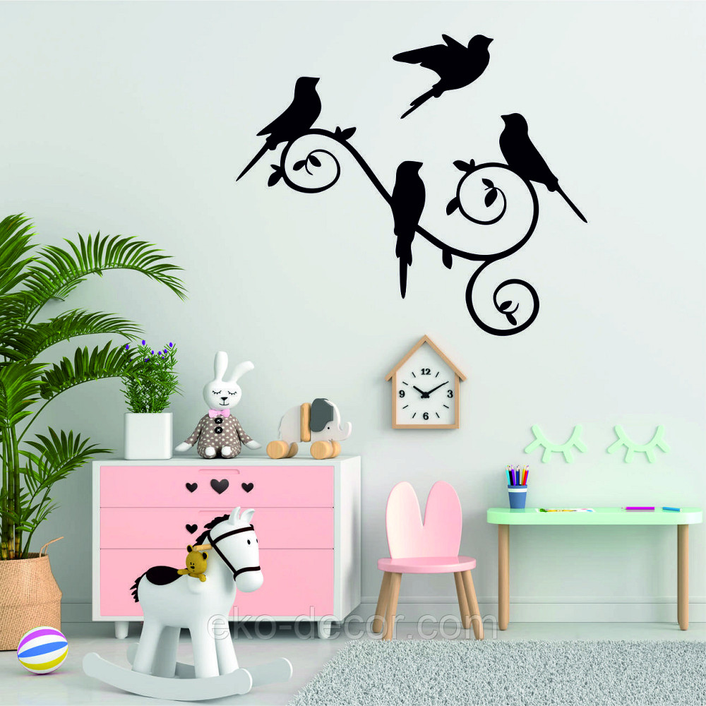 Декоративне настінне Панно «Пташки», Декор на стіну Київ - фото 1