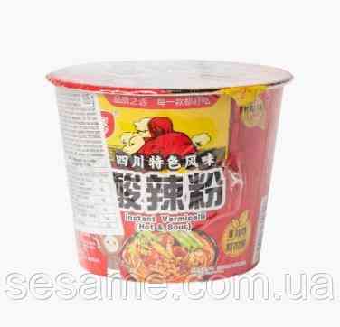 Лапша быстрого приготовления остро-кислая Hot & Spicy Bowl BAIJILA 105 г Харьков