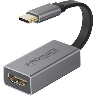 Перехідник USB-C to HDMI 4K30Hz grey Promate (medialink-h1.grey) Вінниця - фото 1